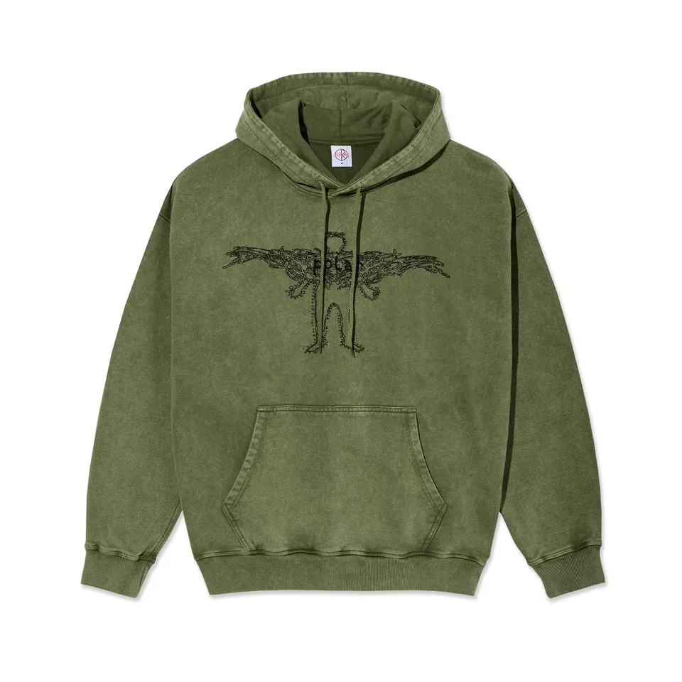 polar-skate-co-acid-frank-hoodie-soul-army-green-350-gsm-fleece-breiter-fit-von- image 1