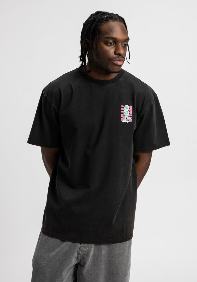 titus-nice-dude-t-shirt-blackfaded-herren image 2