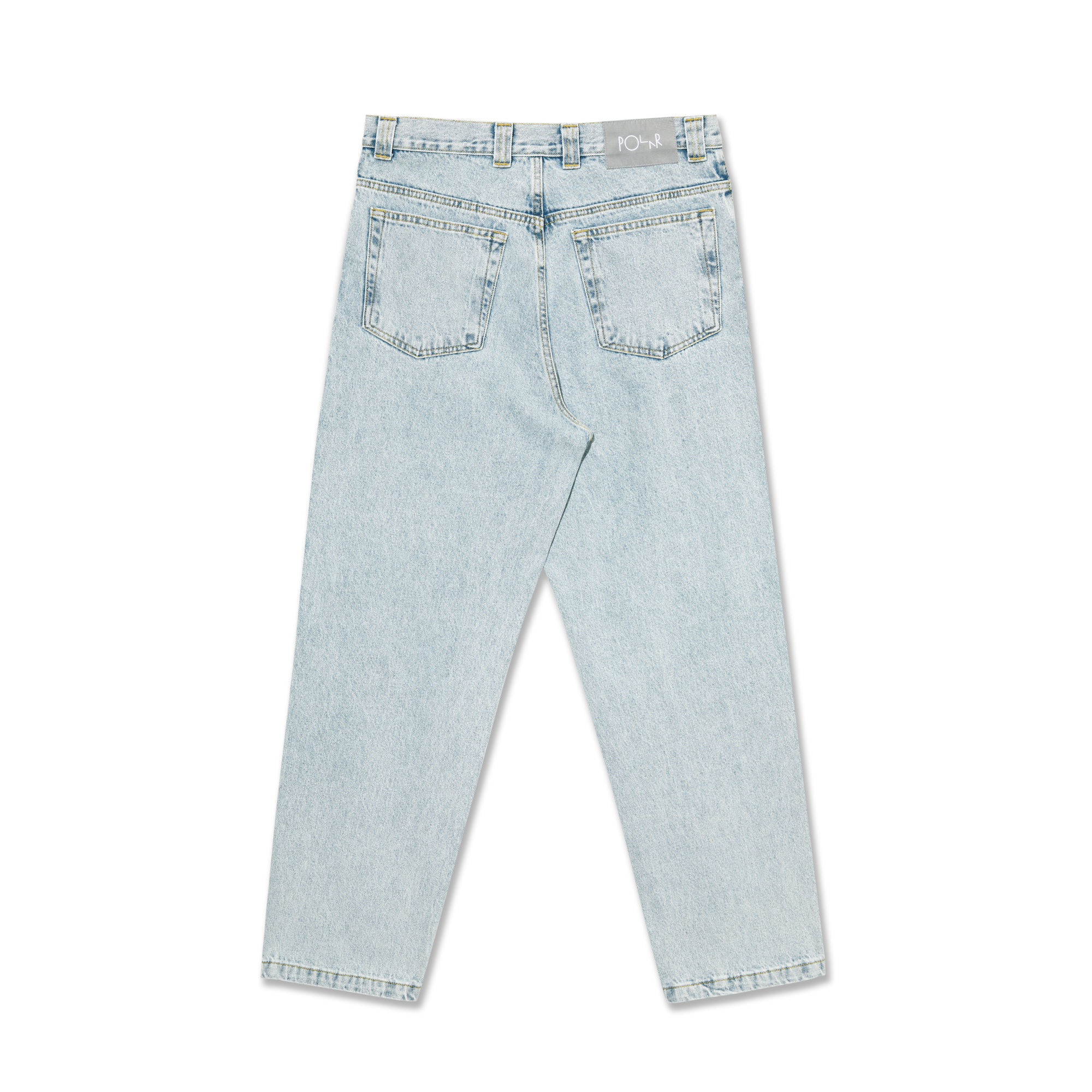 polar-skate-co-93-pants-light-blue-435-gsm-denim-semi-baggy image 2