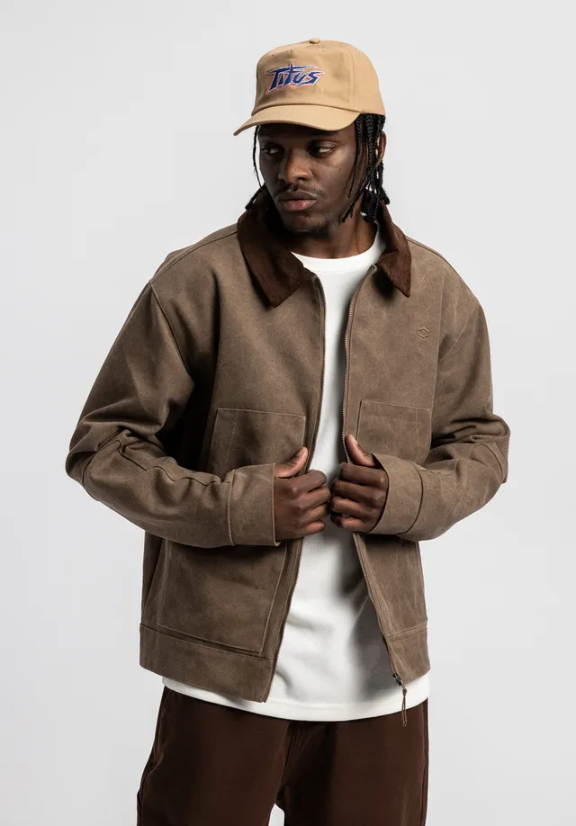 titus-adrik-bergangsjacke-herren-darkbrownwashed image 1