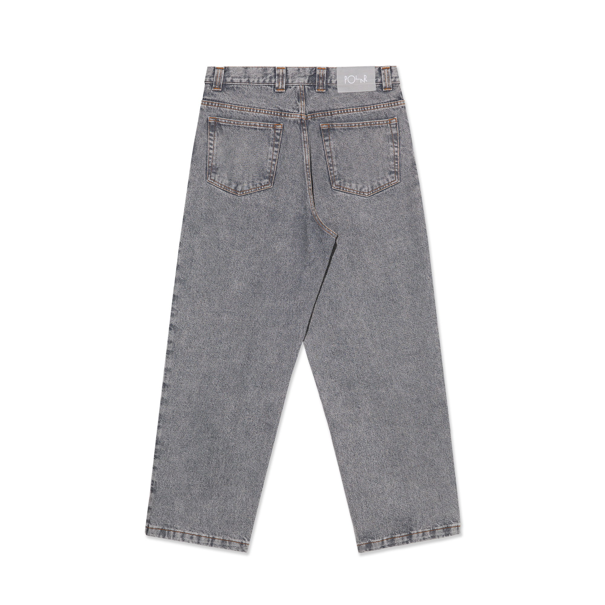 polar-skate-co-93-pants-washed-graphite-435-gsm-denim-oversized-fit image 2