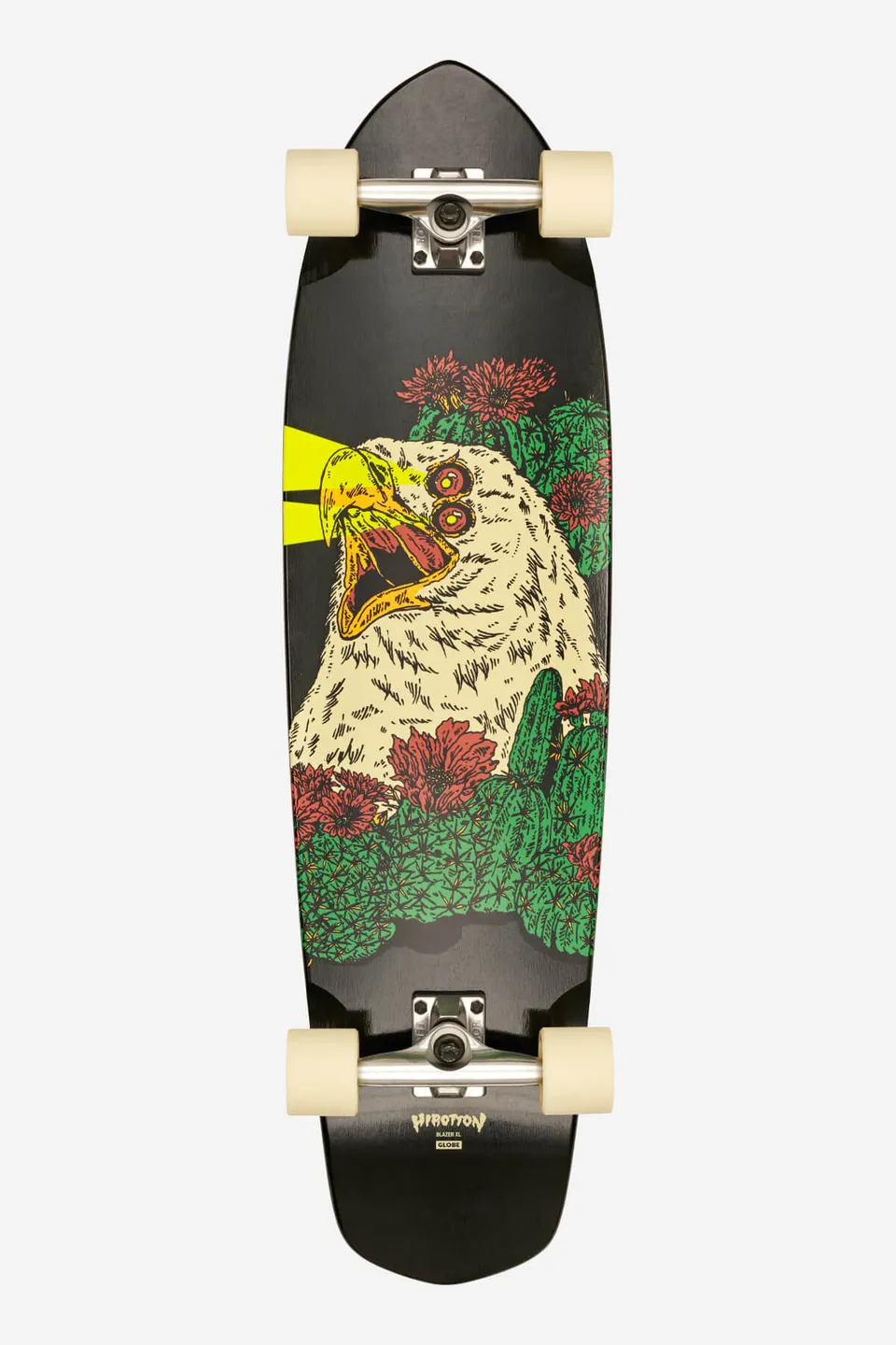 globe-blazer-xl-36-longboard-lazer-eagle-cruiser-mit-kicktail image 1