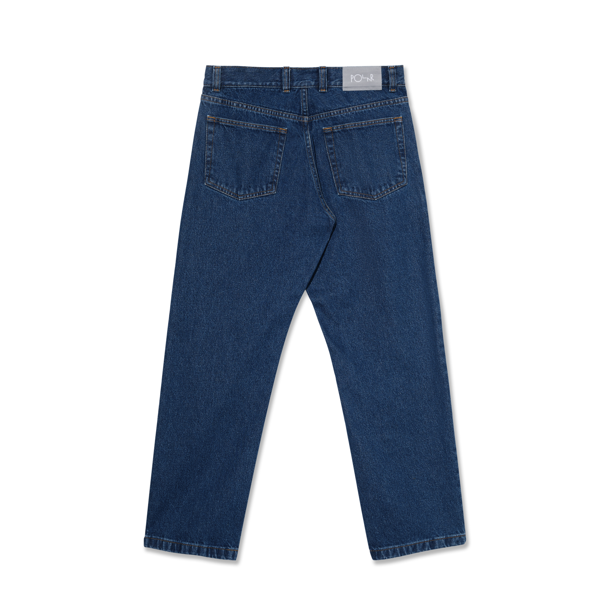 polar-skate-co-89-pants-dark-blue-435-gsm-denim-high-waist-straight-leg image 2
