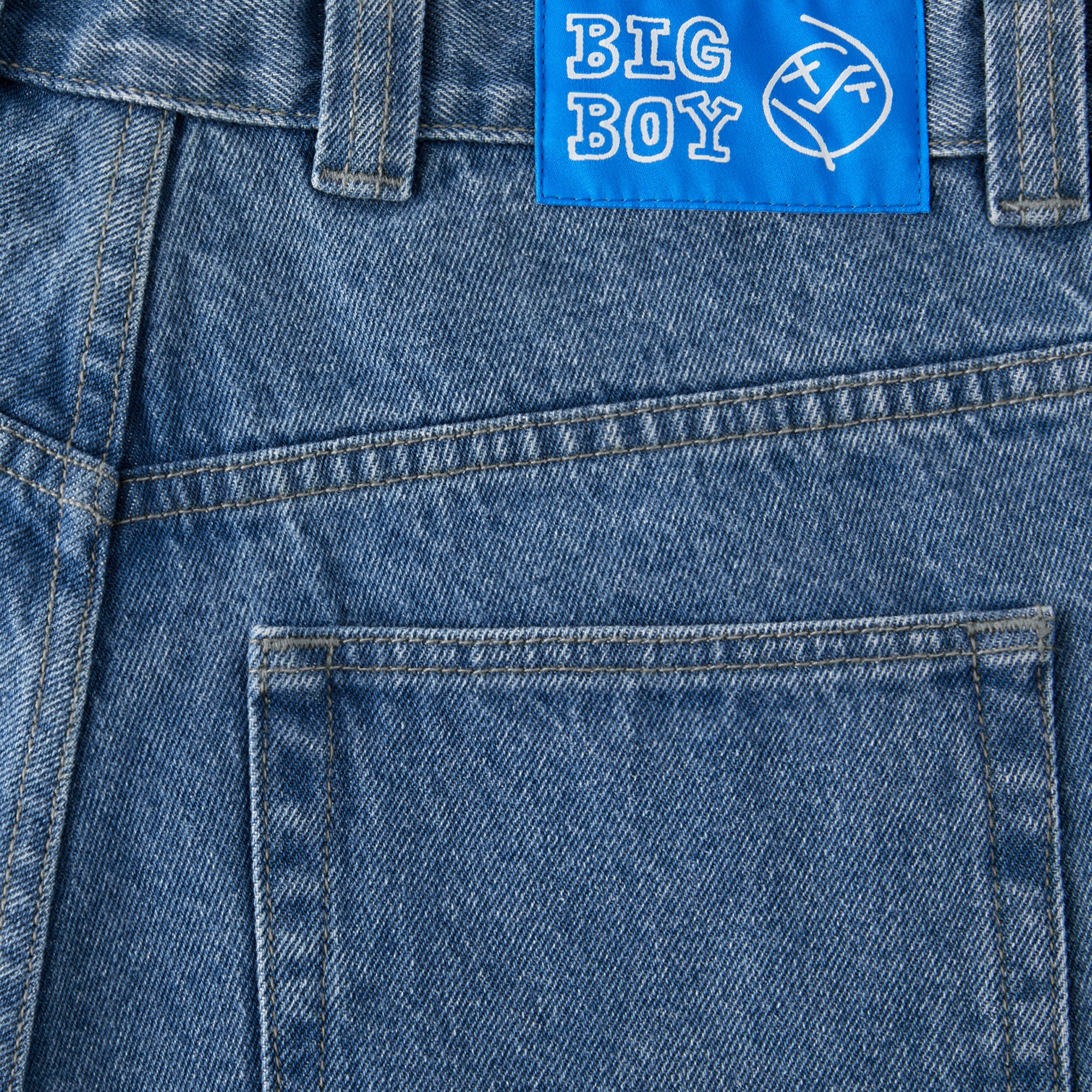 polar-skate-co-big-boy-pants-mid-blue-435-gsm-baggy-denim-mit-tiefem-bund-und-ta image 4