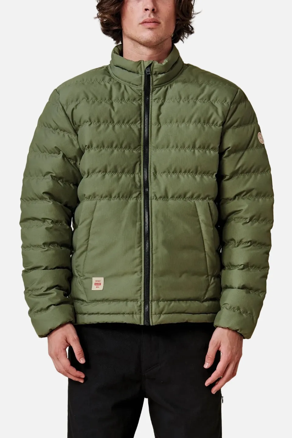 globe-prime-down-jacket-olive image 1