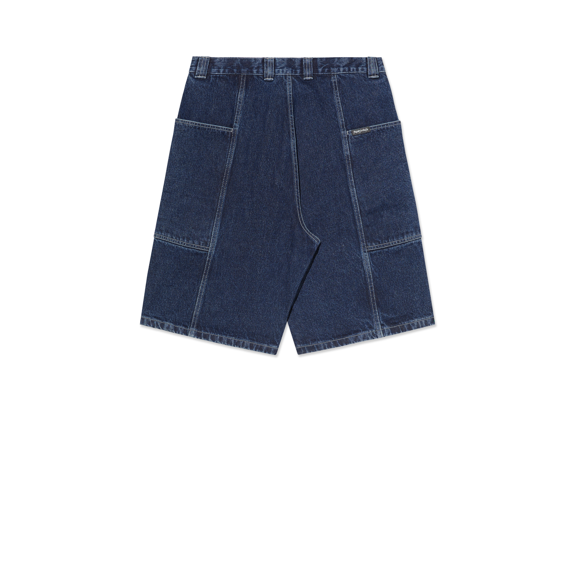 polar-skate-co-jiro-shorts-dark-blue-denim image 2