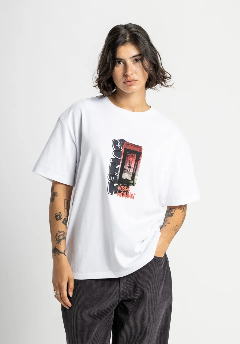 titus-manda-t-shirt-regular-fit-frontprint-baumwolle image 1
