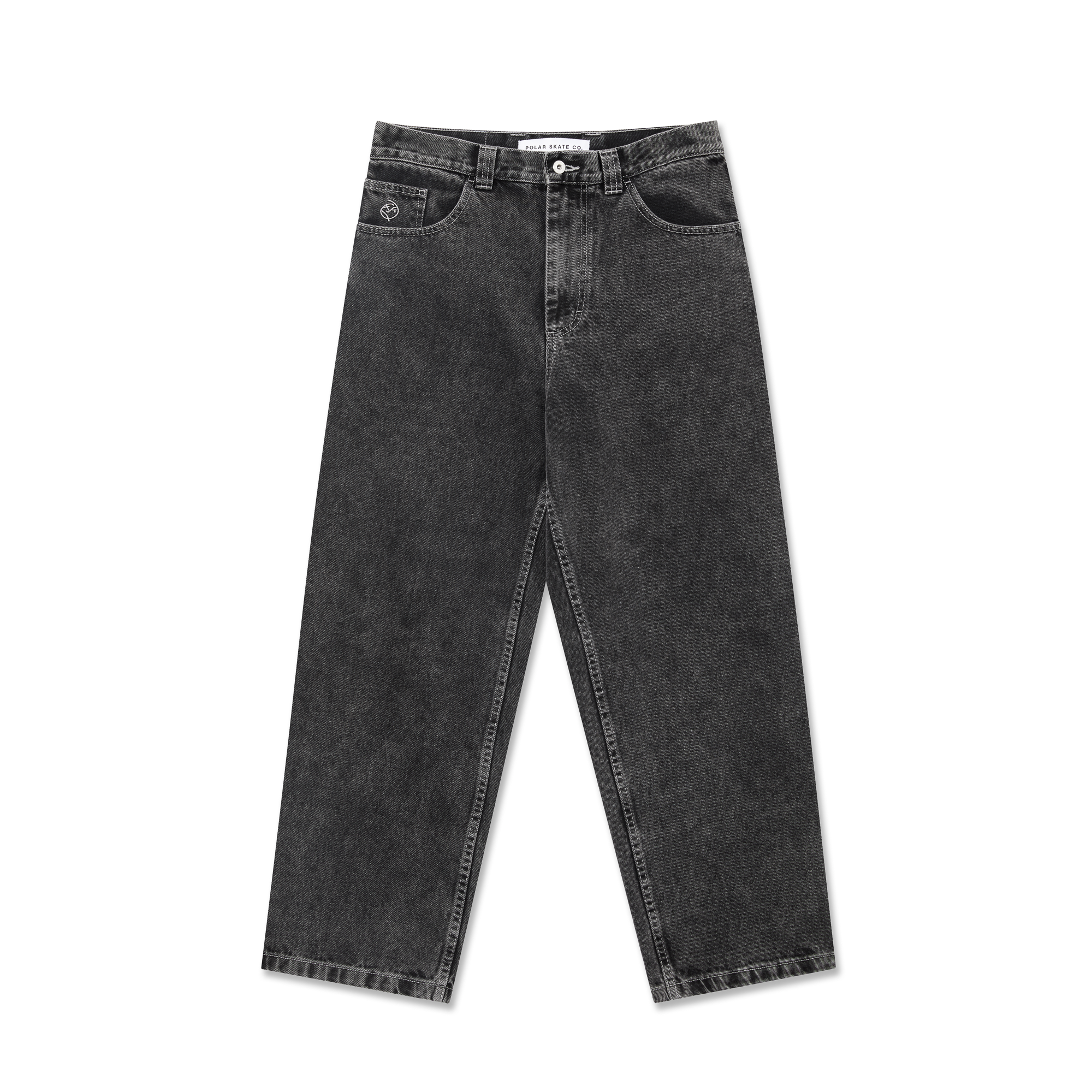 polar-skate-co-big-boy-pants-silver-black-100-baumwolle-baggy-fit image 1