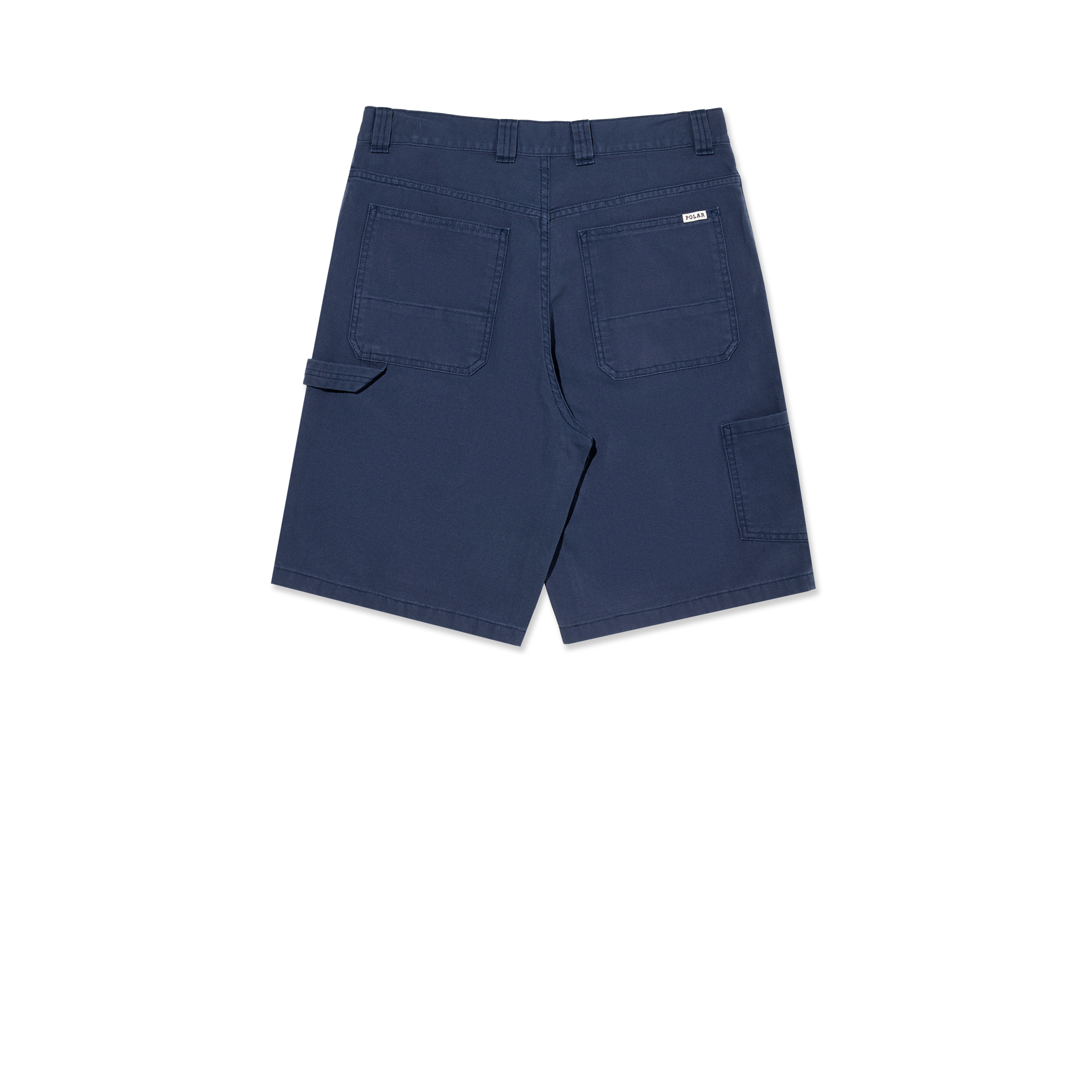 polar-skate-co-93-work-shorts-grey-blue-oversized-canvas-shorts image 2