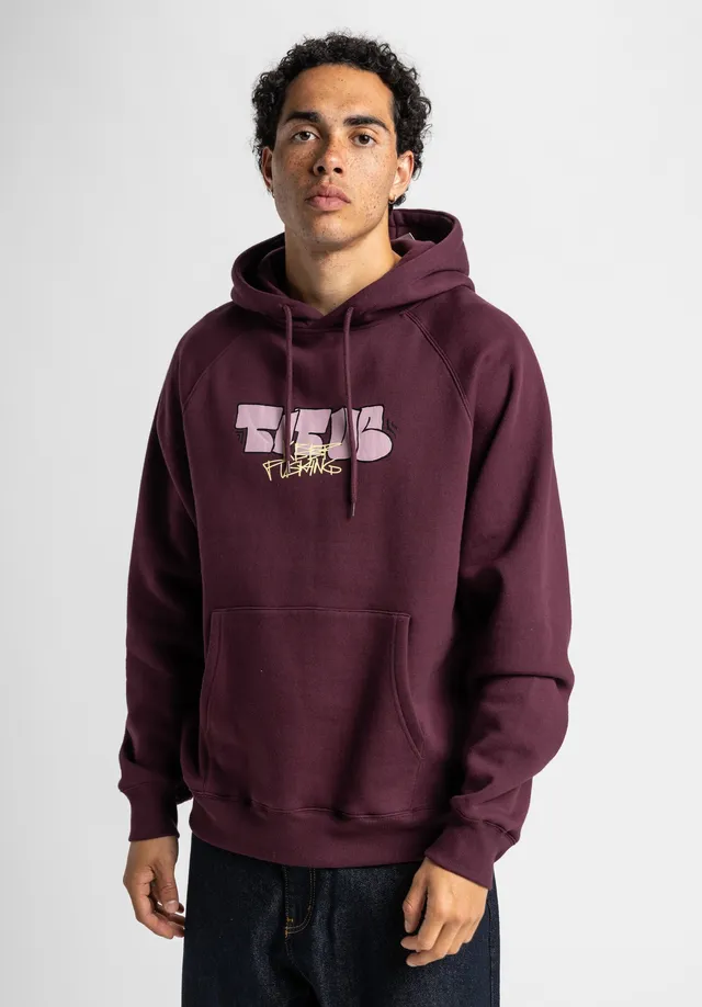titus-hoodie-keep-pushing-tag-regular-fit-kapuzenpullover-mit-frontprint image 1