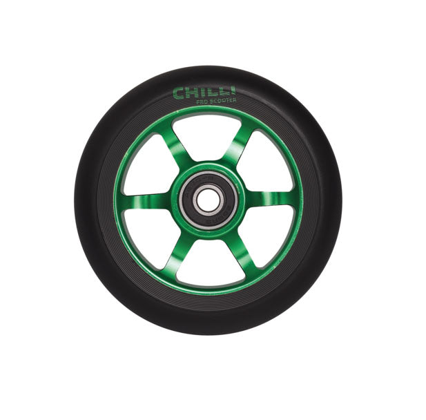 chilli-pro-scooter-wheel-100mm-ersatzrolle-green-f-r-3000 image 1