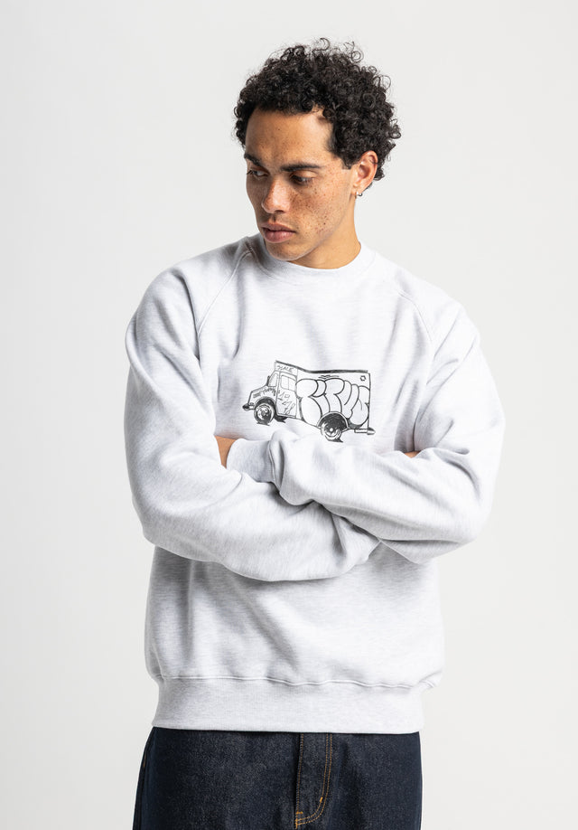 titus-lkw-sweater-oversize-raglan-rmel-truck-print-baumwoll-mix image 2