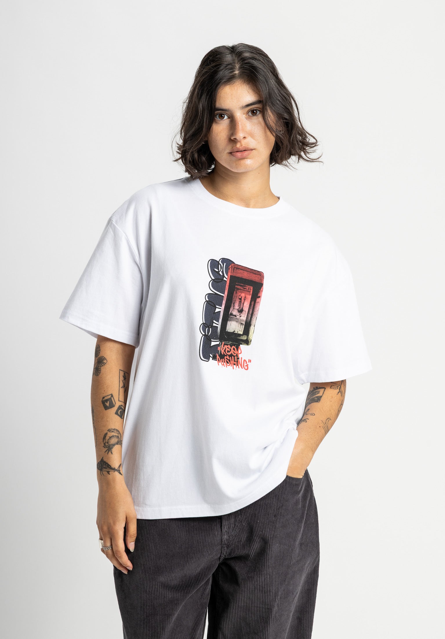titus-manda-t-shirt-regular-fit-frontprint-baumwolle image 1