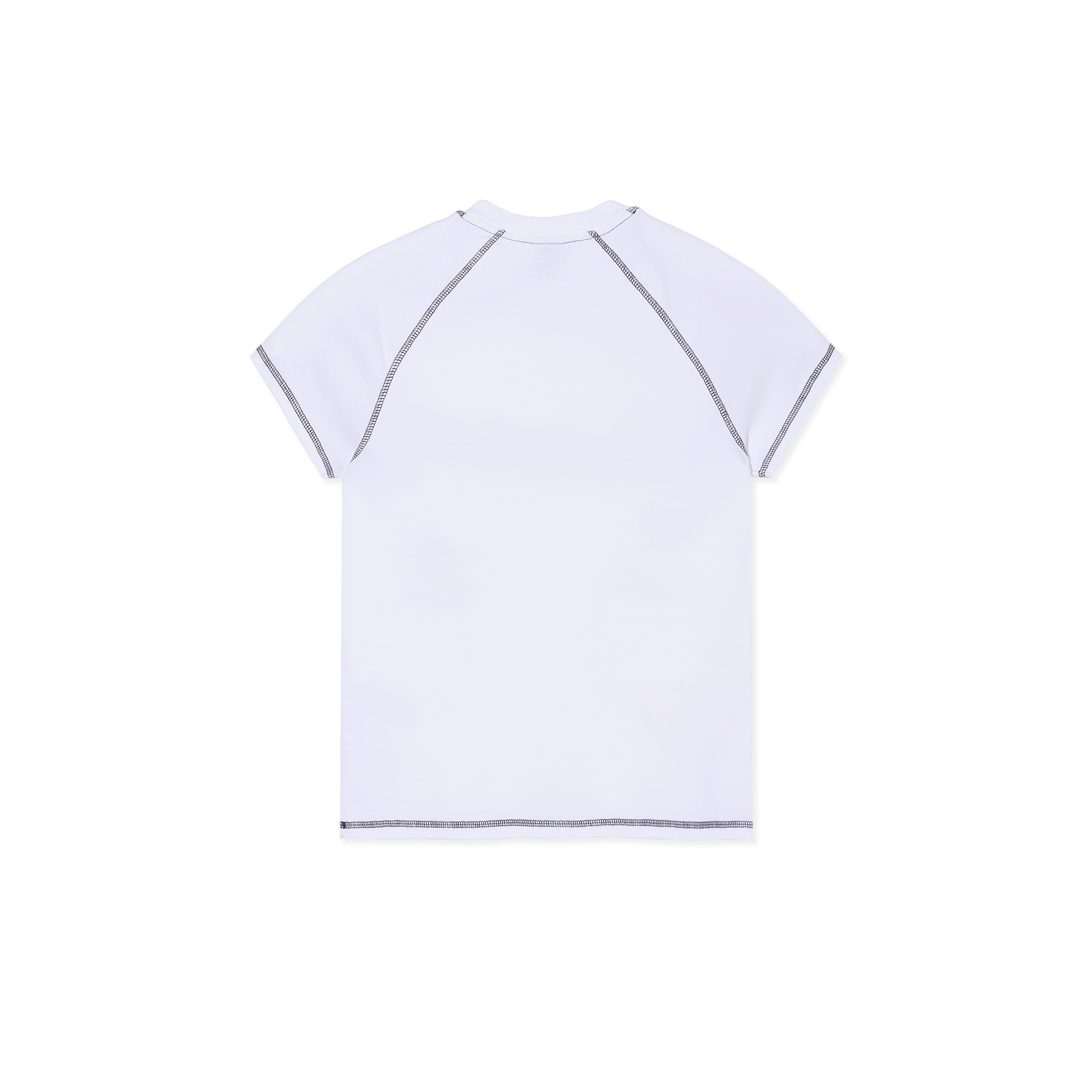polar-skate-co-baby-tee-script-logo-white-graphite-250-gsm-crop-t-shirt-mit-ragl image 2