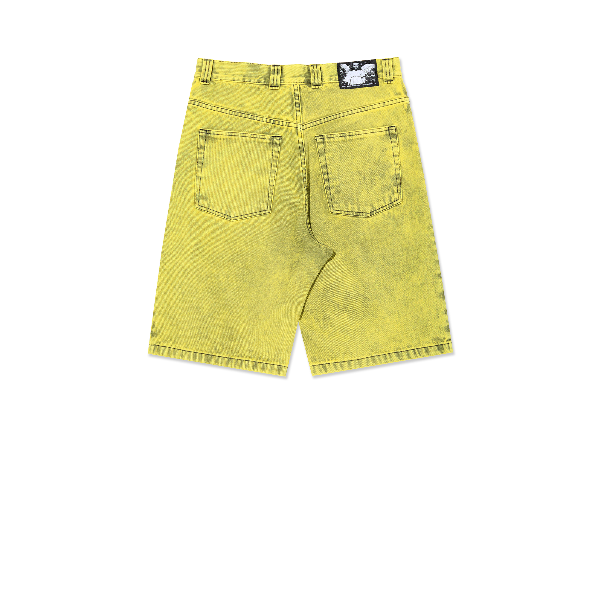 polar-skate-co-big-boy-shorts-angel-child-lemon-black image 2