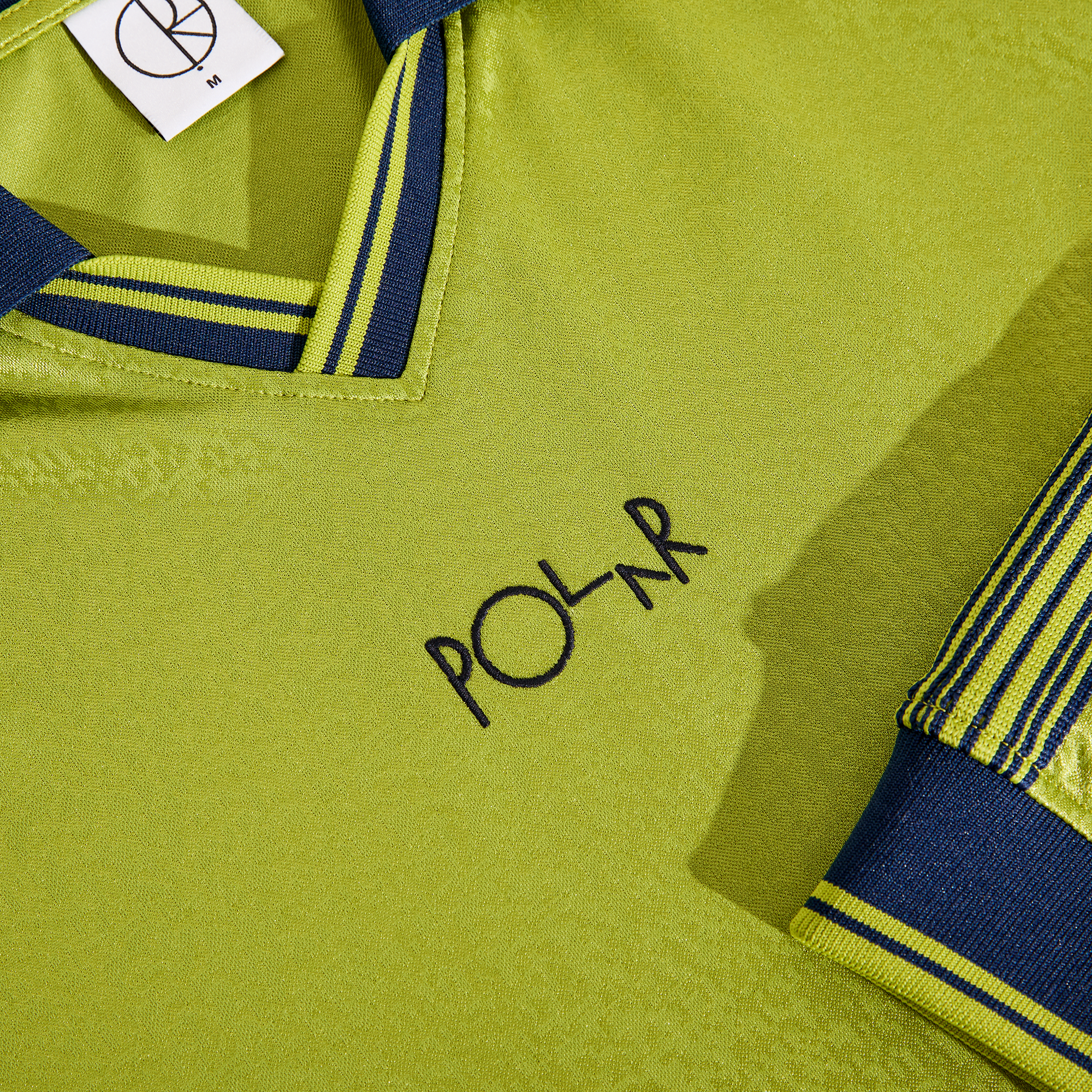 polar-skate-co-davie-ls-shirt-peridot-dark-blue-lang-rmeliges-jacquard-strickshi image 3