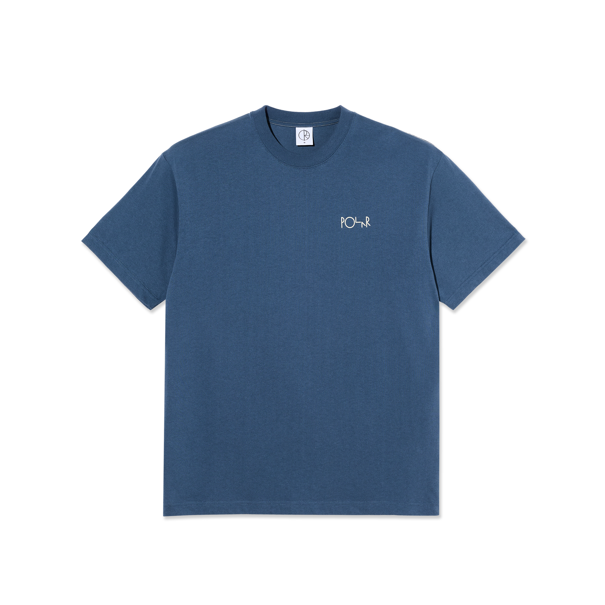 polar-skate-co-contrast-tee-i-stroke-logo-grey-blue-230-gsm-bio-baumwolle-t-shir image 2