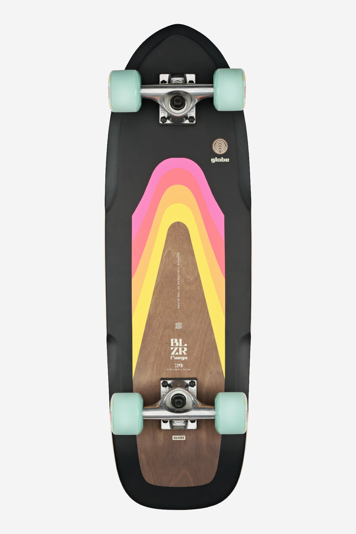 globe-blazer-fuego-29-cruiserboard-flare-bambus-resin-7-tensor-atg-61mm-dozer image 1