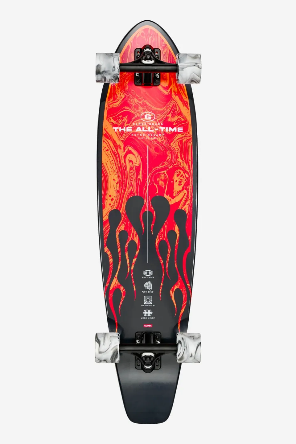 globe-all-time-35-longboard-red-flames-komplettboard image 1