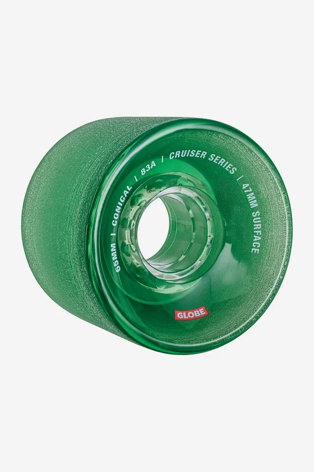 globe-conical-cruiser-wheel-65mm-clear-forest-83a-4er-pack image 1