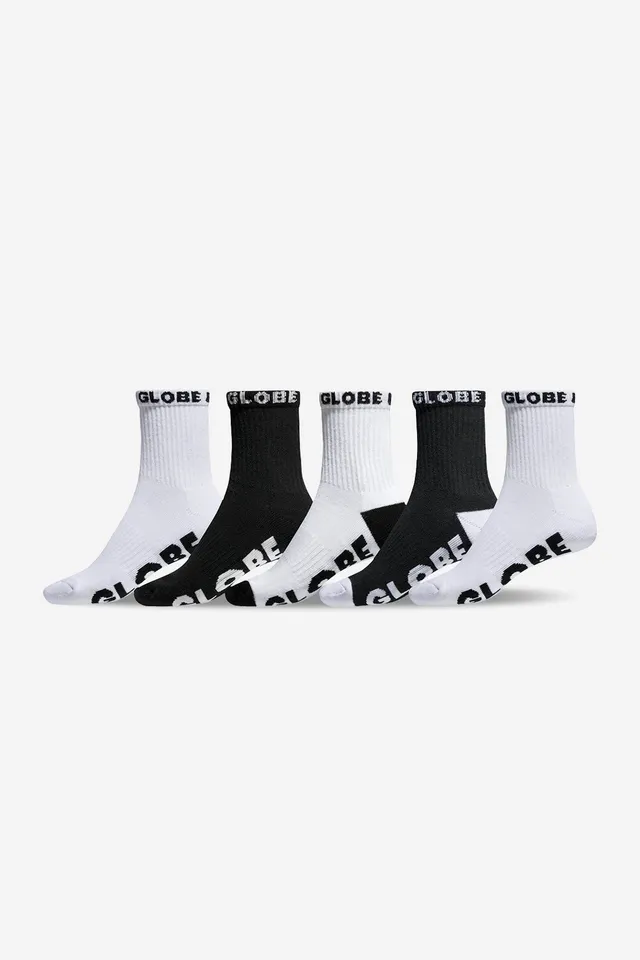 globe-youth-quarter-sock-5er-pack-crew-socken-in-schwarz-wei-gr-e-2-8-us image 1
