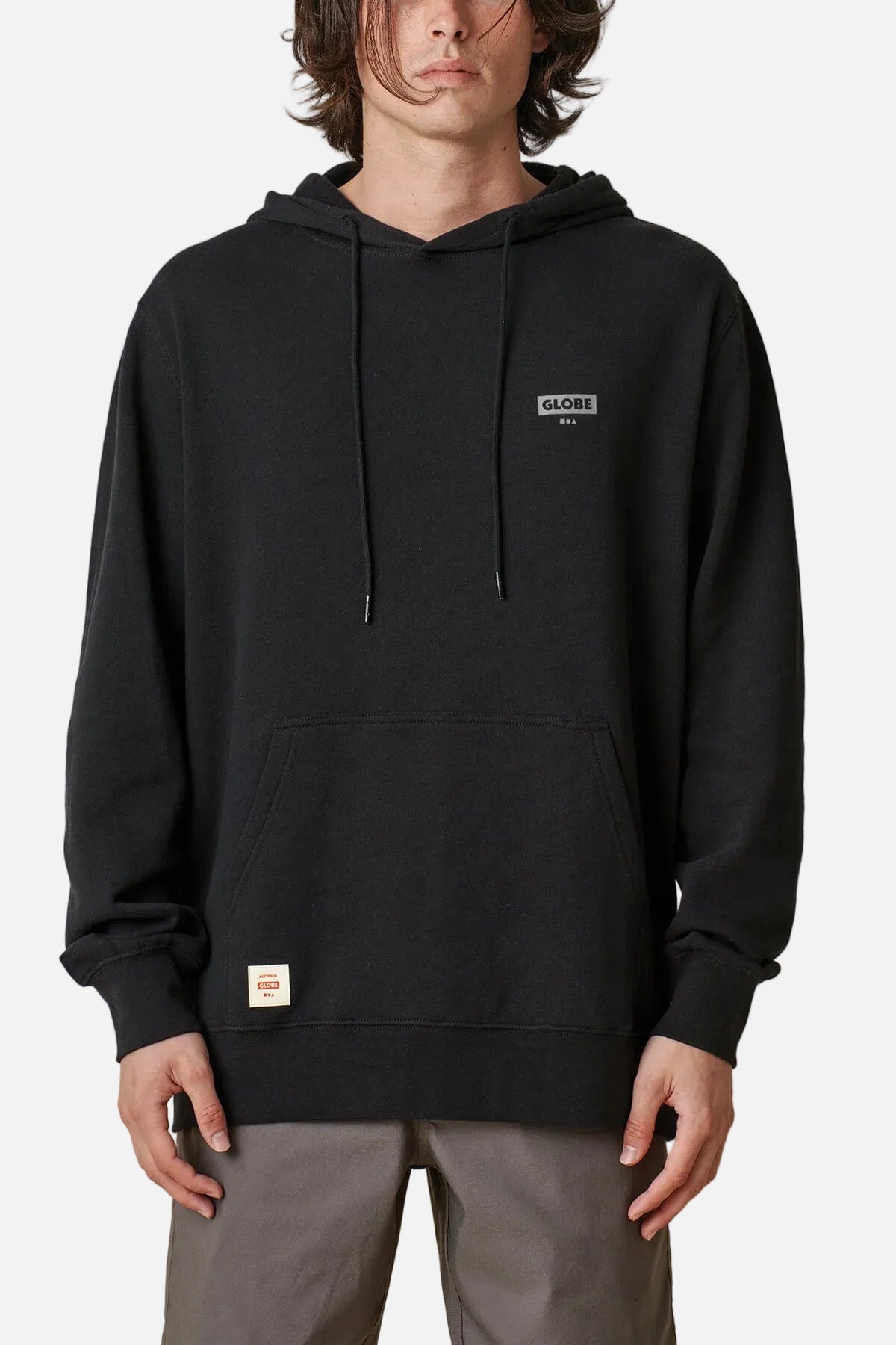 globe-living-low-velocity-hoodie-black-100-bio-baumwolle image 1