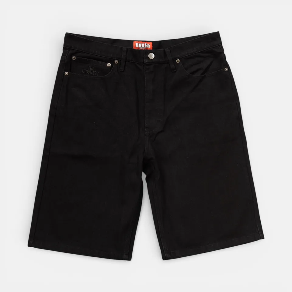 baker-skateboards-warner-jean-shorts-black image 1