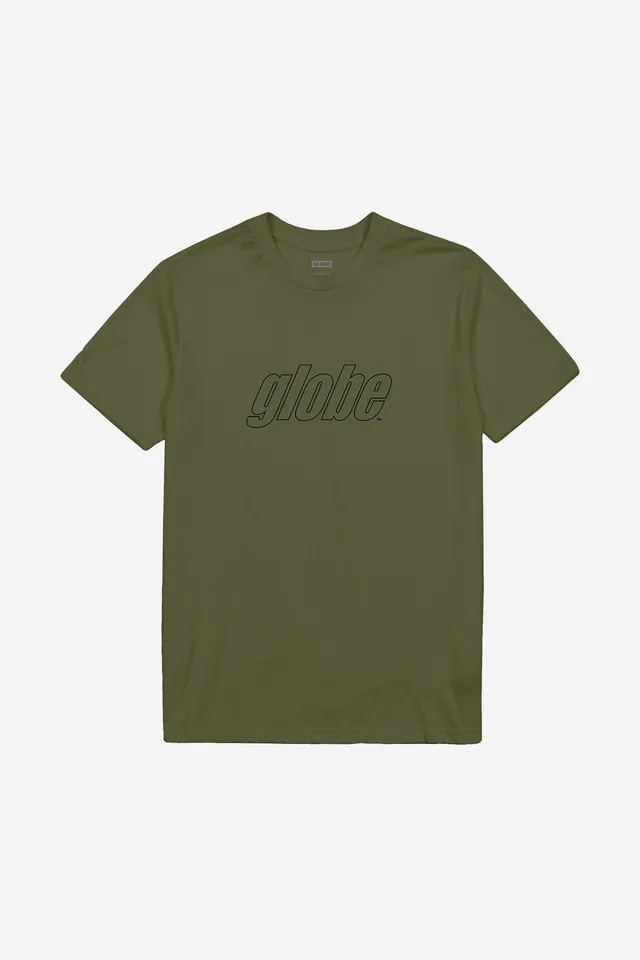 globe-impact-t-shirt-olive-100-bio-baumwolle-170-g-m image 1