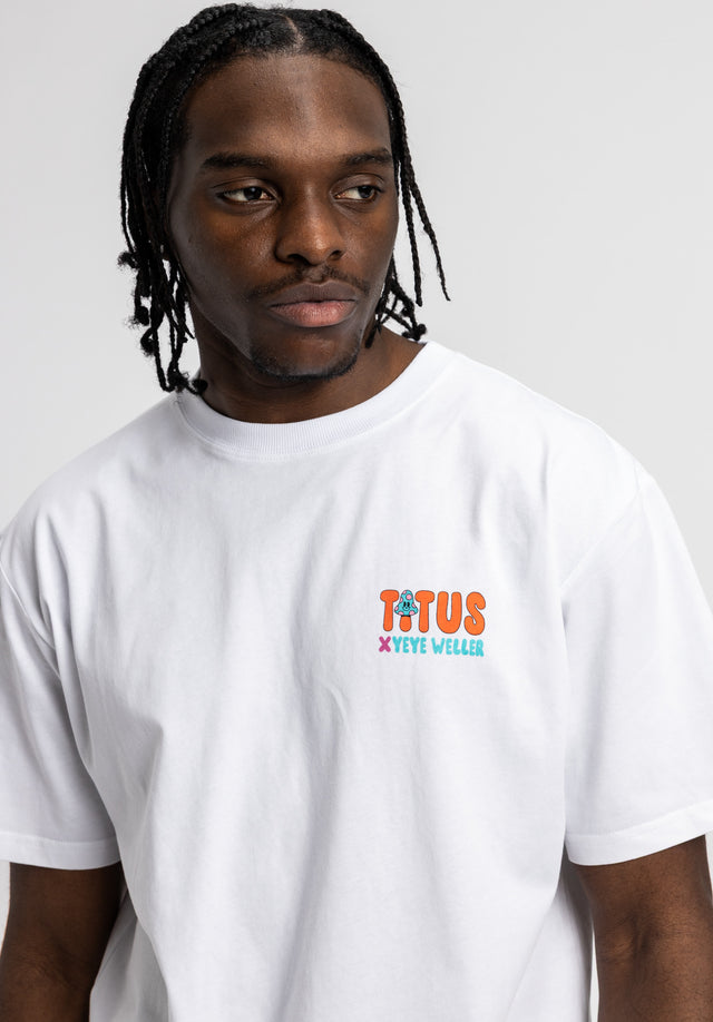titus-x-yeye-weller-keep-pushing-t-shirt-regular-fit-brust-und-r-ckenprint-artwo image 4