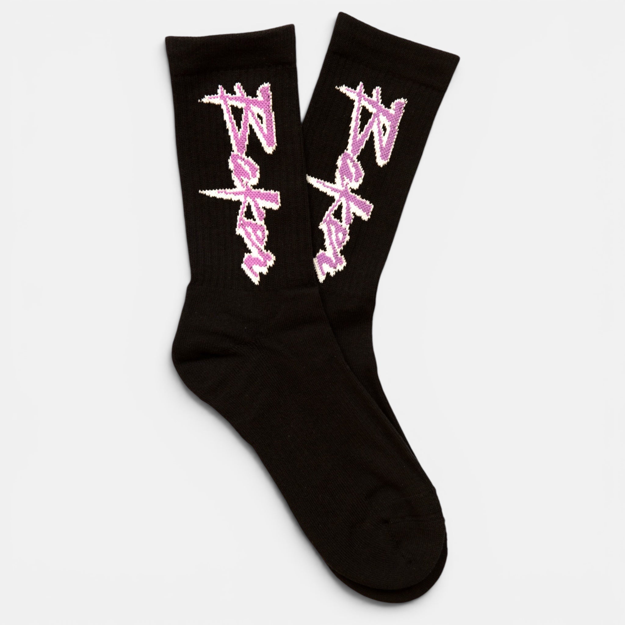 baker-skateboards-purple-pain-socks-jacquard-knit-80-baumwolle-15-polyester-5-el image 1