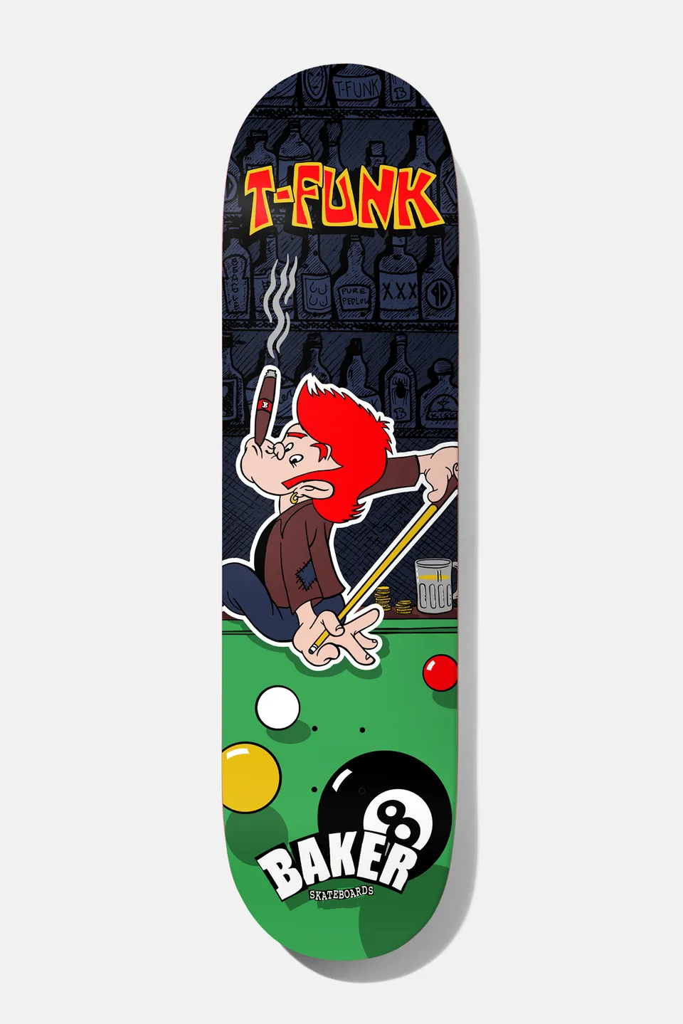baker-skateboards-t-funk-pleasure-island-deck-8-5-tristan-funkhouser-pro-model image 1