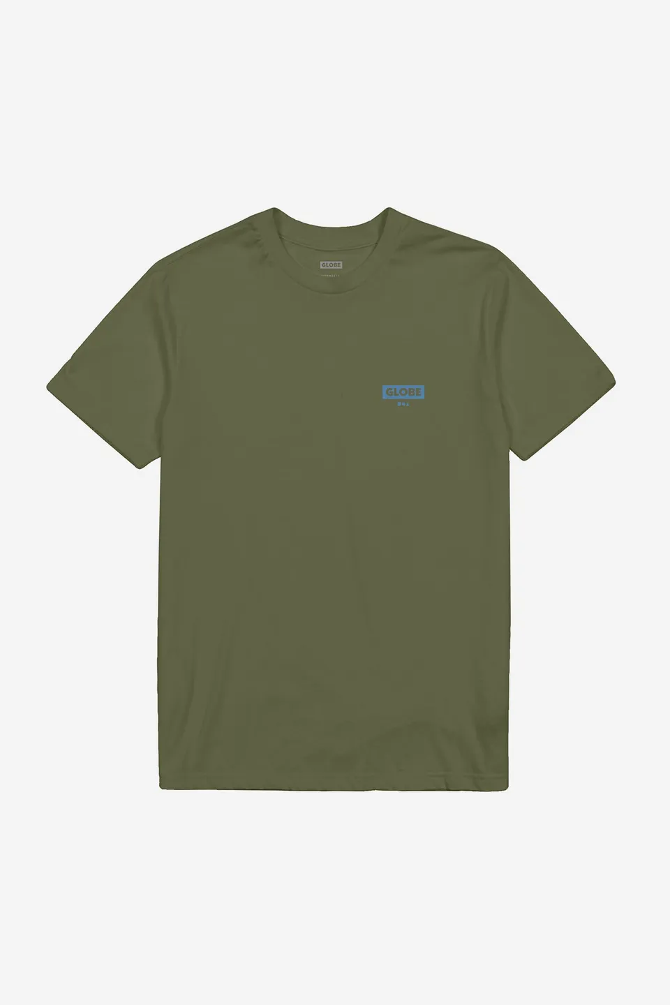 globe-living-low-velocity-tee-olive-170-g-m-bio-baumwolle-t-shirt image 1