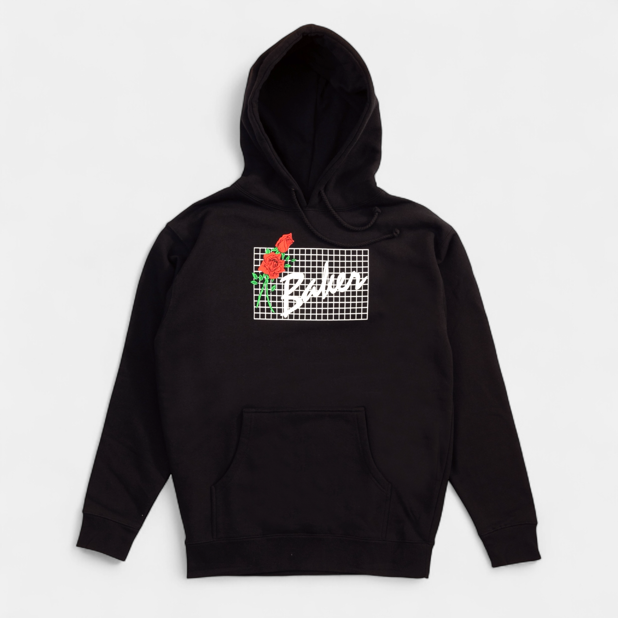 baker-skateboards-roses-hoodie-schwarz image 1