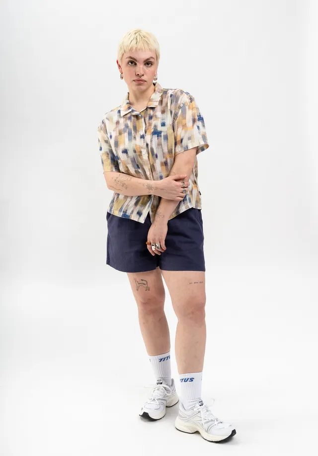 titus-vada-kurzarmhemd-mit-camp-kragen-und-retro-muster image 1