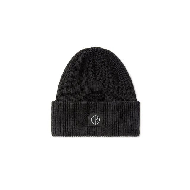 polar-skate-co-double-fold-merino-beanie-schwarz image 1