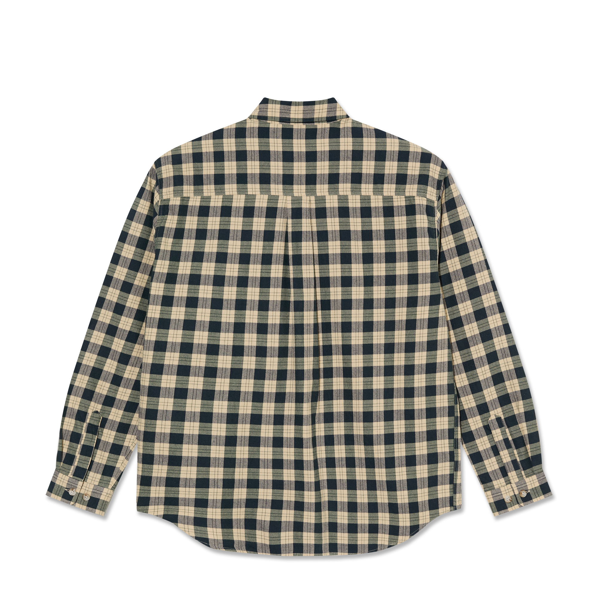 polar-skate-co-mitchell-ls-shirt-teal-butter-geb-rstetes-flanell-hemd-loose-fit image 2