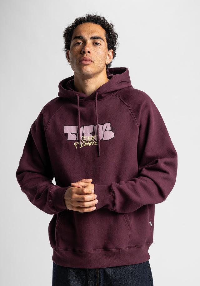 titus-hoodie-keep-pushing-tag-regular-fit-kapuzenpullover-mit-frontprint image 2