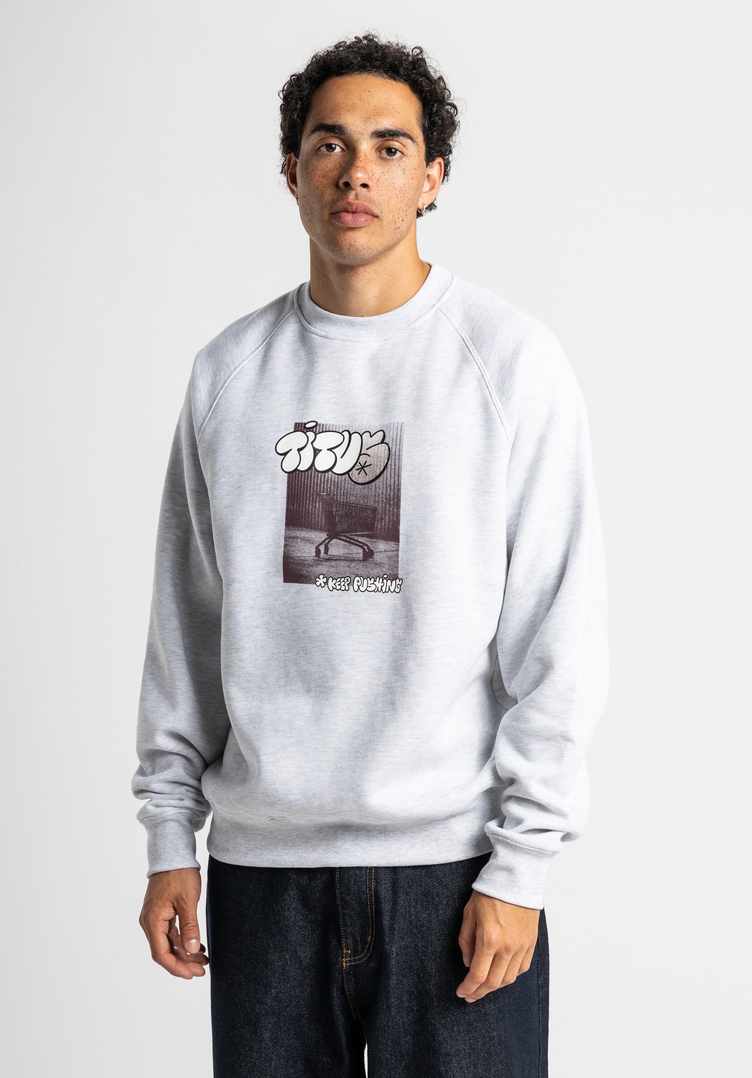 titus-shopping-cart-sweater-graffiti-logo-lost-cart-design-raglan-rmel image 1