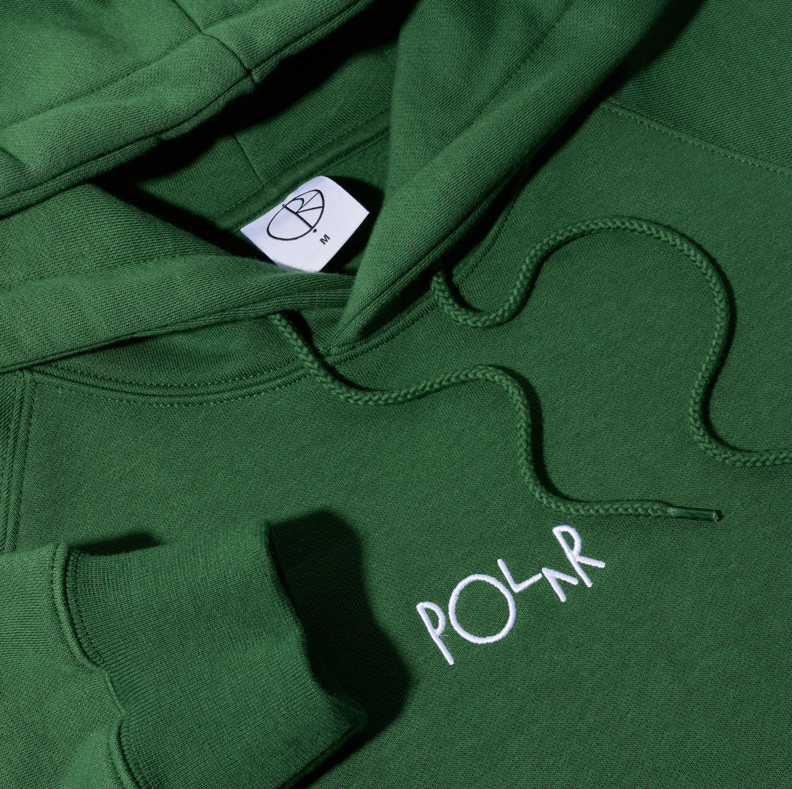 polar-skate-co-default-hoodie-forest-green-330-gsm-fleece-regular-fit image 3