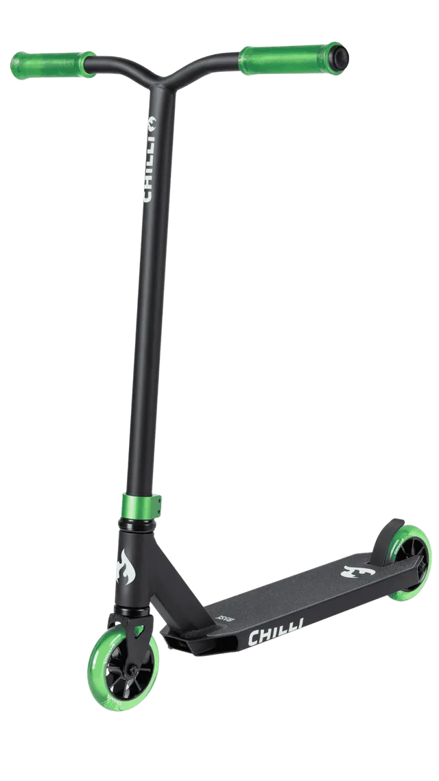 chilli-pro-scooter-base-s-einsteiger-stunt-scooter-green image 1