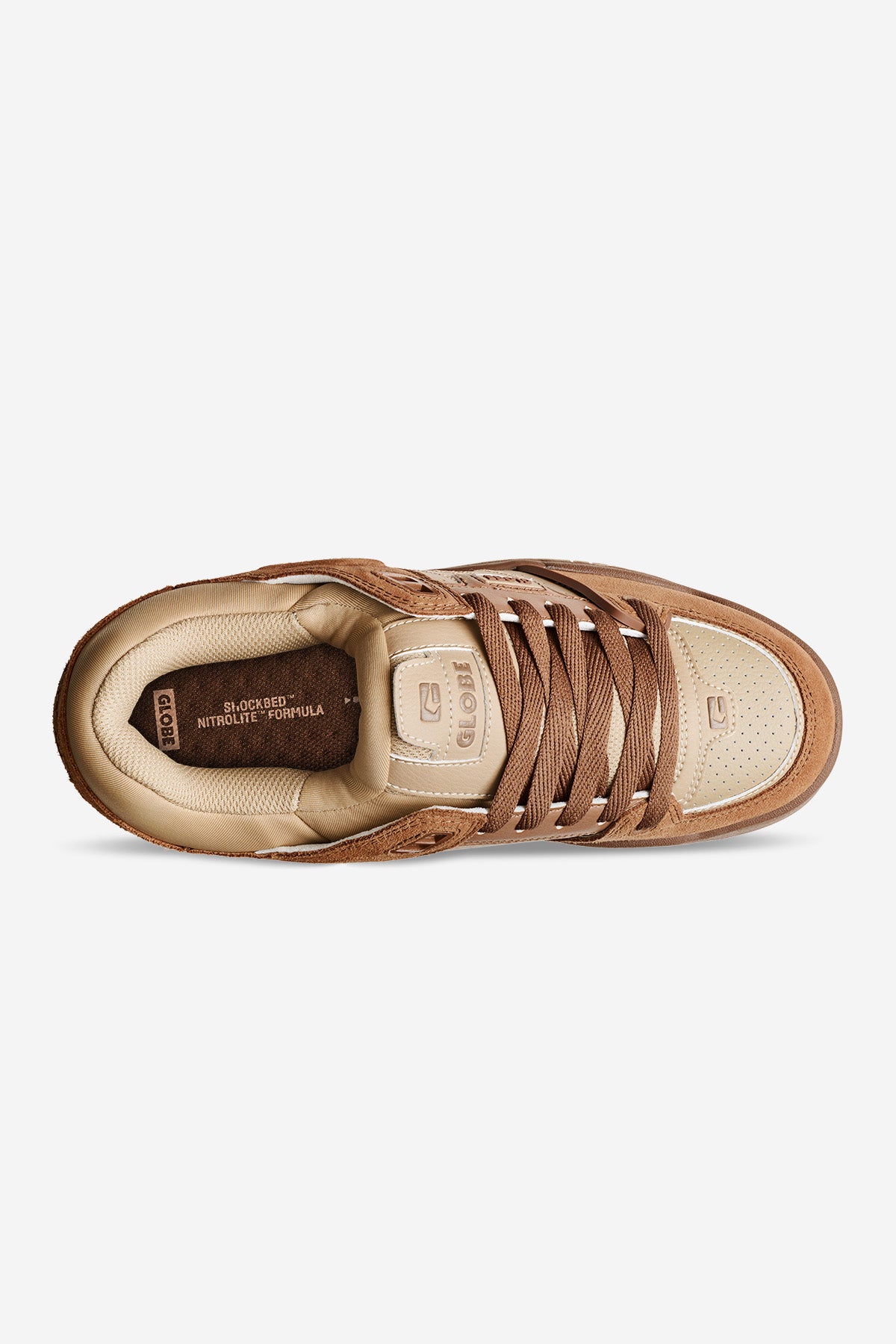 globe-fusion-walnut-chunky-skate-shoes-im-90s-style image 5