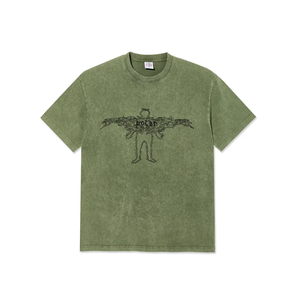 polar-skate-co-acid-tee-soul-army-green-230-gsm-regular-fit-von-pontus-alv image 1