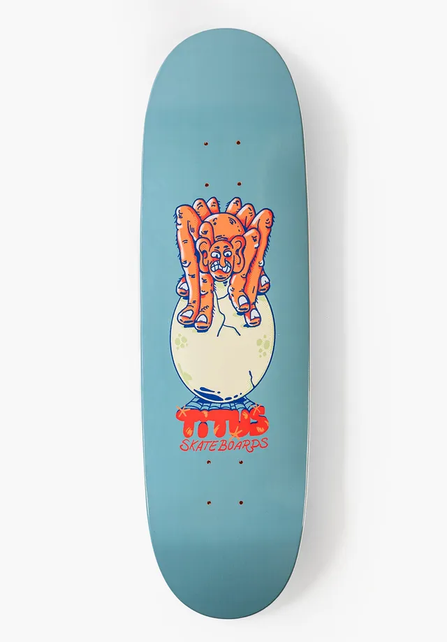 titus-egg-skateboard-deck-7-ply-us-hard-rock-maple-egg-shape image 1