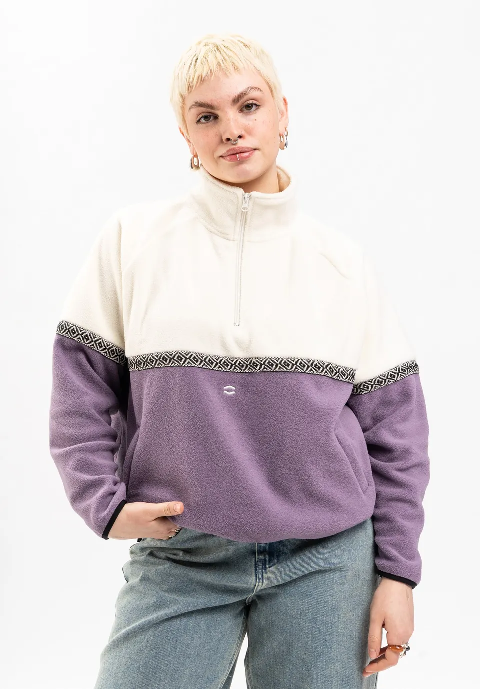 titus-jalma-fleece-pullover-mit-zip image 1
