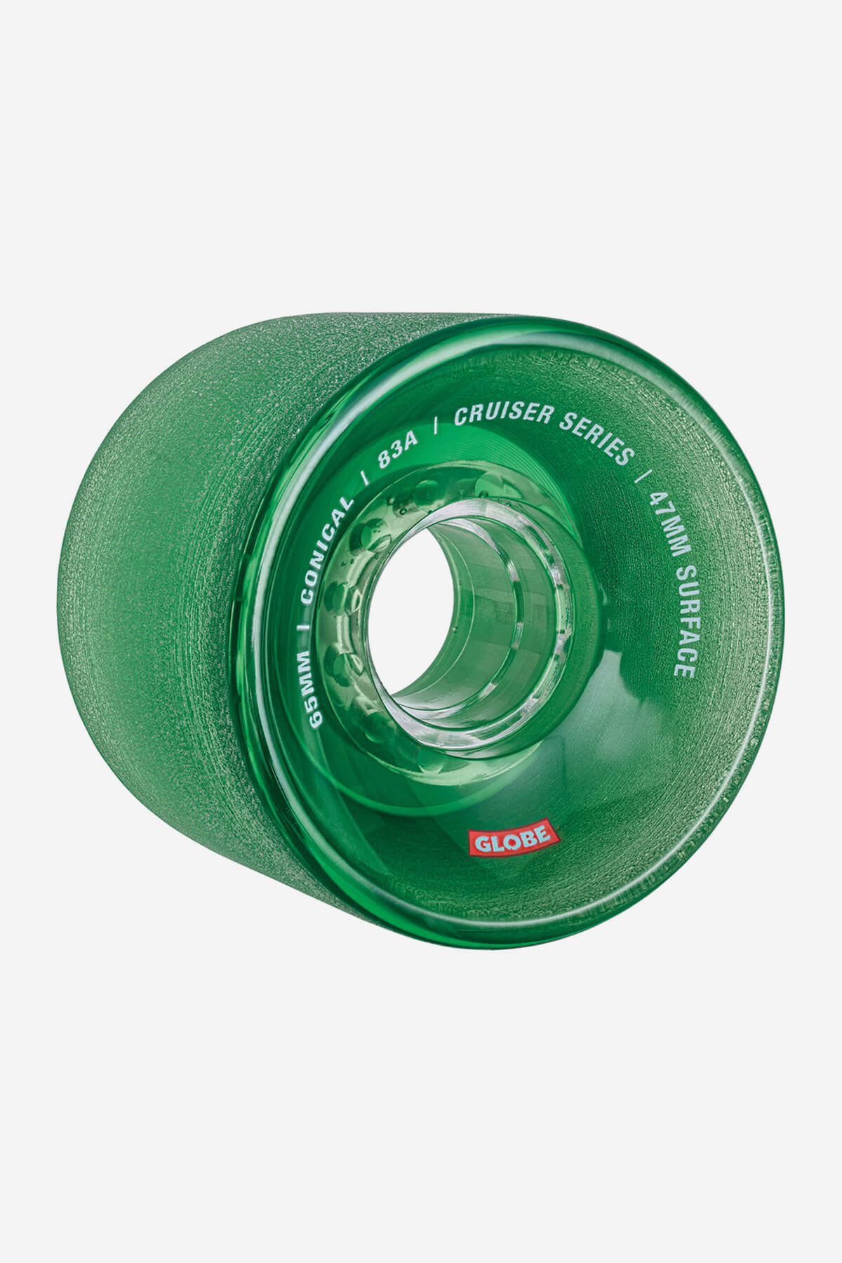 globe-conical-cruiser-wheel-65mm-clear-forest-83a-4er-pack image 1