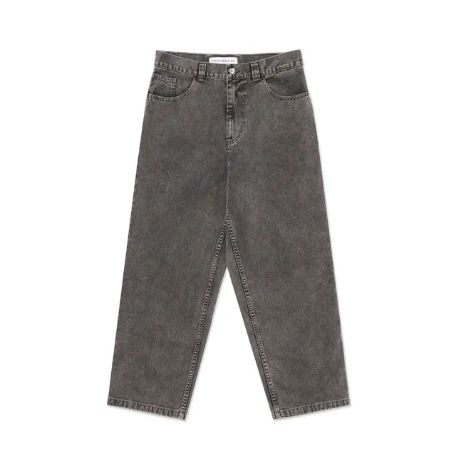 polar-skate-co-big-boy-pants-washed-grey-435-gsm-denim-oversized-fit image 1
