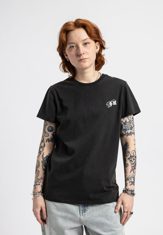 titus-devils-world-women-s-t-shirt-regular-fit-mit-artwork-print-und-kurzen-rmel image 2