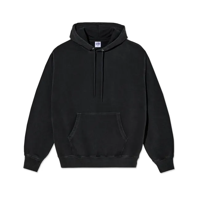 polar-skate-co-dave-hoodie-silver-black-350-gsm-fleece-rabbit-artwork image 1