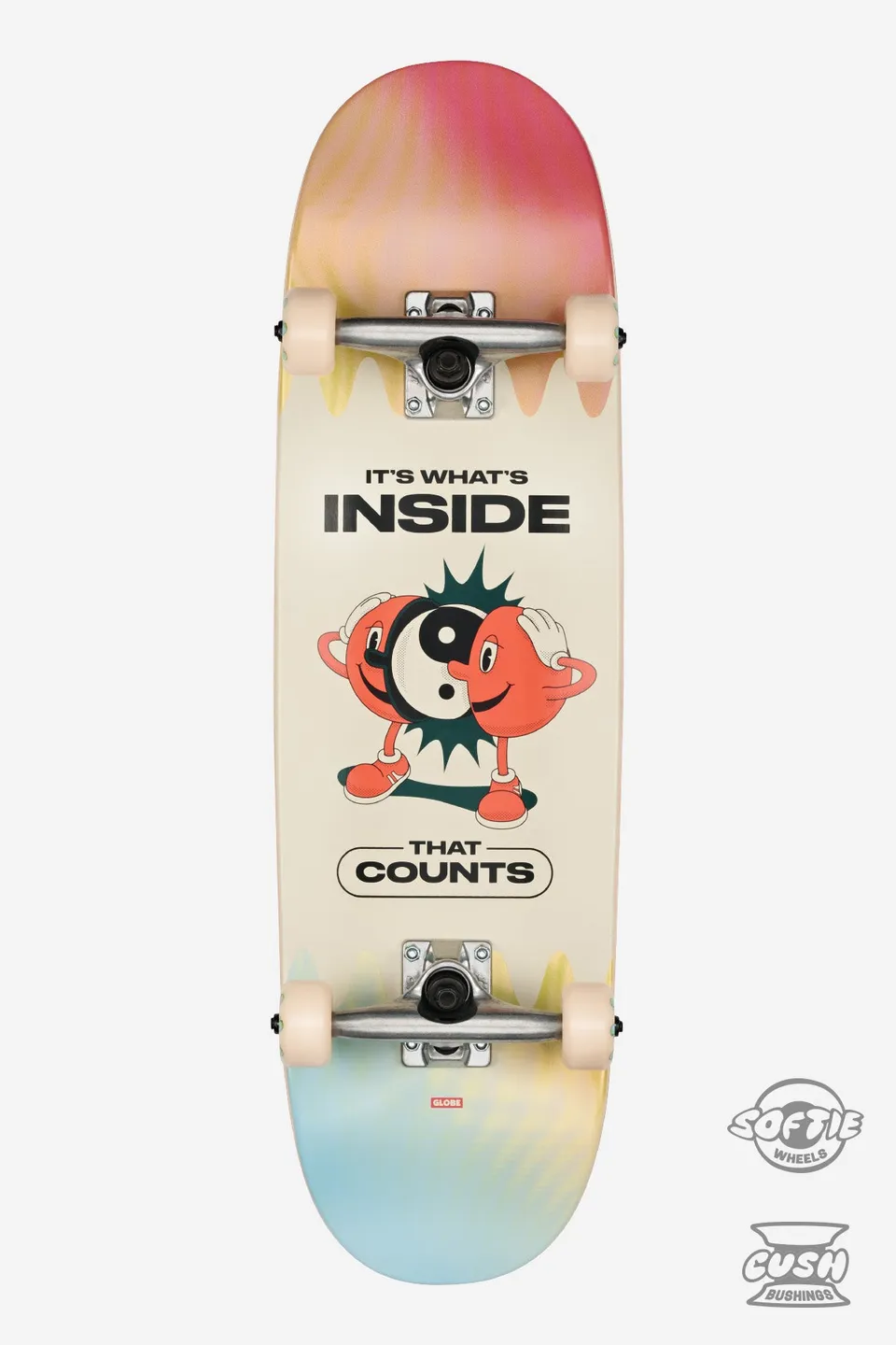 globe-kids-grip-95-mid-8-25-complete-skateboard-wide-inner-balance image 1