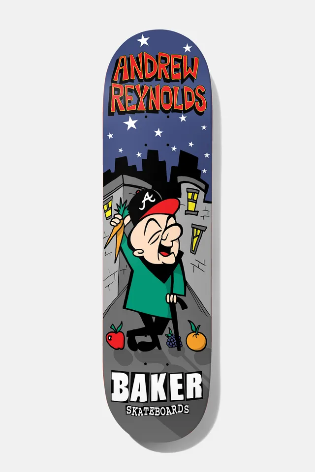 baker-skateboards-andrew-reynolds-mr-androo-deck-8-25-100-hard-rock-canadian-map image 1